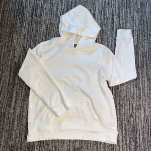 32 DEGREES Women's Heat Pullover Hoodie‎ Size Small White Fleece Lined Pocket